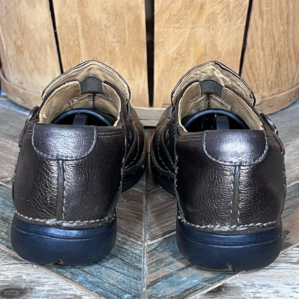 Clarks Unstructured Un Loop Bronze Metallic Leath… - image 5